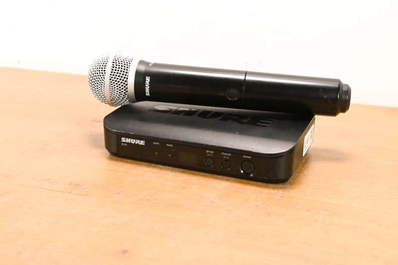 Shure BLX24/PG58 Handheld Wireless System - H9 Band (NO POWER SUPPLY) CG010XN image 1