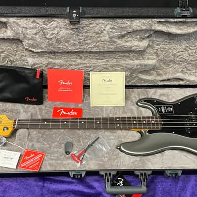 Fender AM Pro II P-Bass, Mercury w/ Rosewood *IN STOCK* image 8