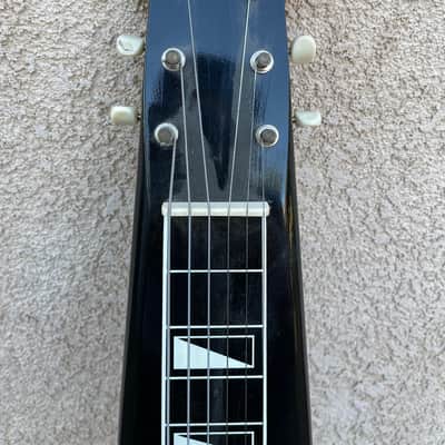 Airline / Valco Lap Steel Guitar 1960s - Black image 8