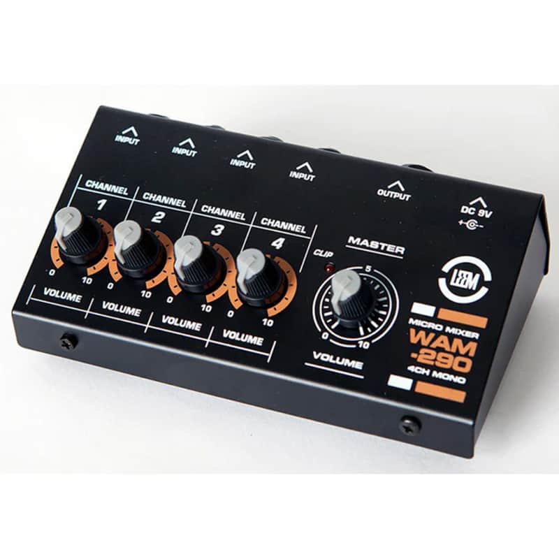 Leem WAM290 4 Channel Mini Mixer image 1