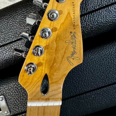 Fender Satin Roasted Maple Stratocaster Neck, 22 Jumbo Frets, Flat Oval Shape image 3