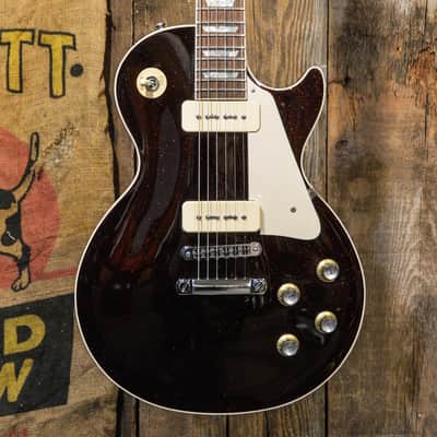 Gibson Custom Shop Les Paul Standard P90 - Brunswick Burgundy Sparkle image 1