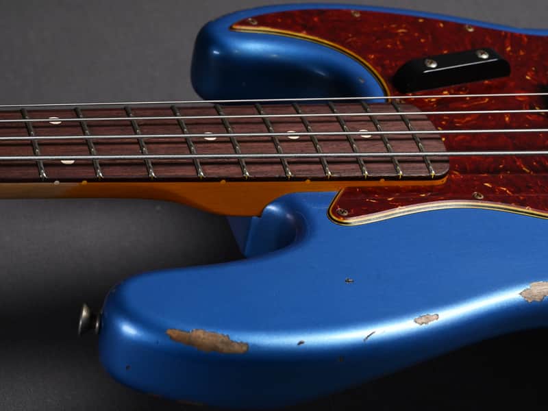 Fender Custom Shop Jazz Bass 1962 Heavy Relic 2022 Lake Placid