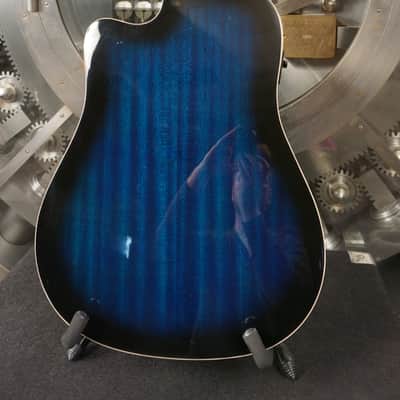 Ibanez V70CE-TBS - Blue Burst Acoustic Guitar w/ Gig Bag image 8