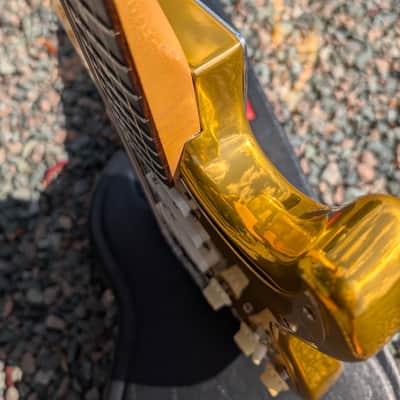 1993 Fender Stratocaster 40th Anniversary Aluminum Anodized Gold Body Limited Edition RARE! image 22