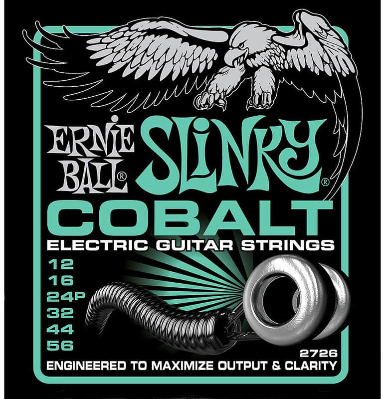 Ernie Ball 2726 Cobalt Not Even Slinky Electric Guitar Strings -6 PACK (12 - 56) image 1