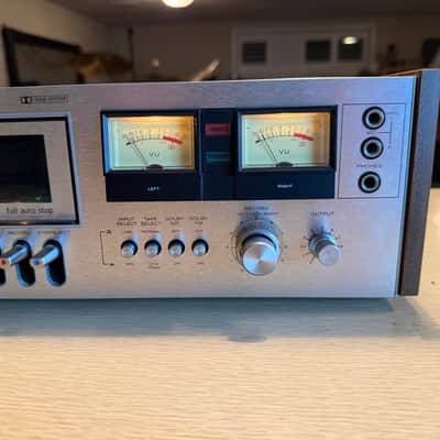 Hitachi Stereo Deck D-410 VU Metres Wooden Casing Fresh Full Servicing X Rare🎶 image 6