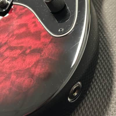 Kramer Volante Quilt HSFR (2024) - Magenta Burst #26165 with Original Gig Bag image 12