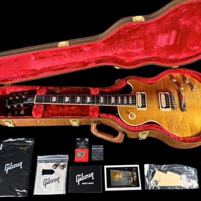 2022 Gibson Les Paul Slash Appetite Flame Top ~ Amber image 12