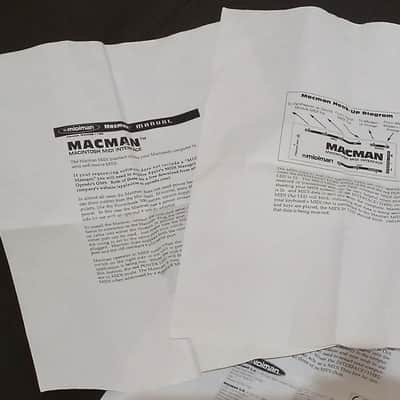 Midiman Macman 1 In 3 Out MIDI interface Early 90s  - Off White / White / Red image 8