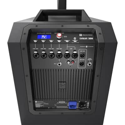 Electro-Voice EVOLVE30M-W White (Pair) Portable Column Sound System with StreamEye Polishing Cloth image 2
