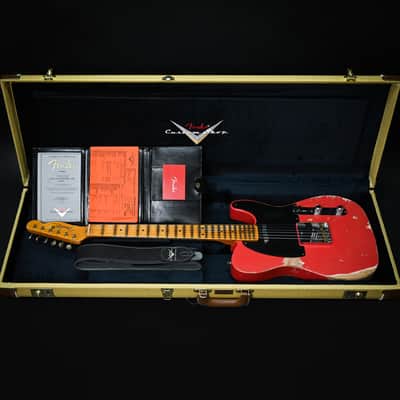 Fender Custom Shop '52 Telecaster Super Heavy Relic- Aged Fiesta Red 2025 (R149273) image 5