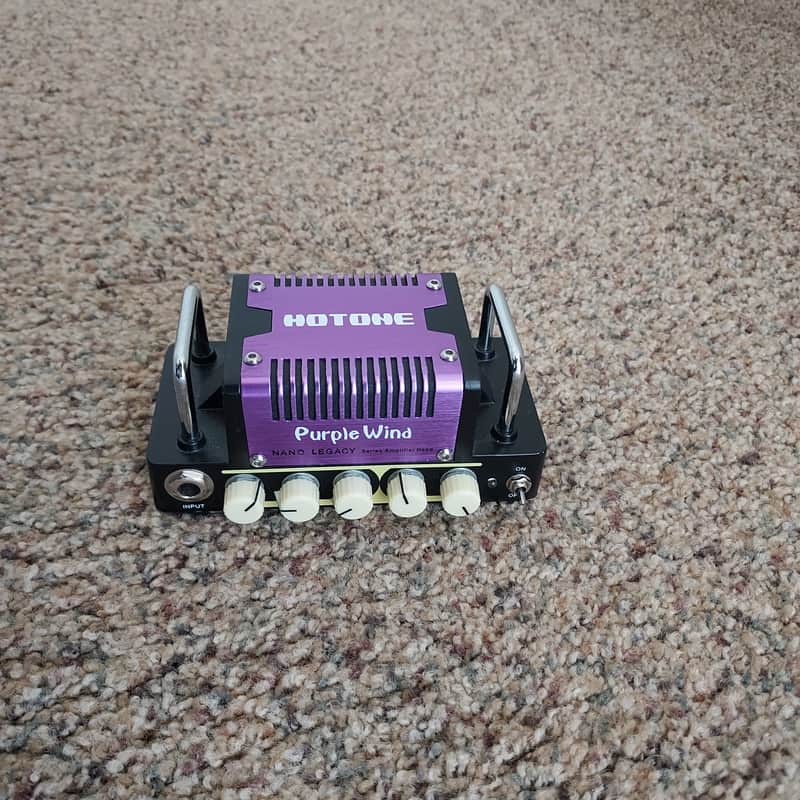 Hotone Nano Legacy Purple Wind 5-Watt Guitar Head 2010s - Black image 1