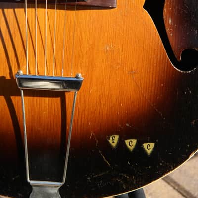 Gibson Built Old Kraftsman  Archtop Acoustic guitar 1930's Sunburst image 11