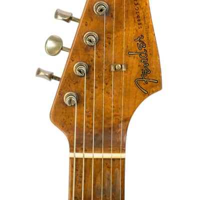 New Fender Custom Shop  Andy Hicks Masterbuilt '50s Stratocaster Heavy Relic Black/Violin Burst #R132336 image 5