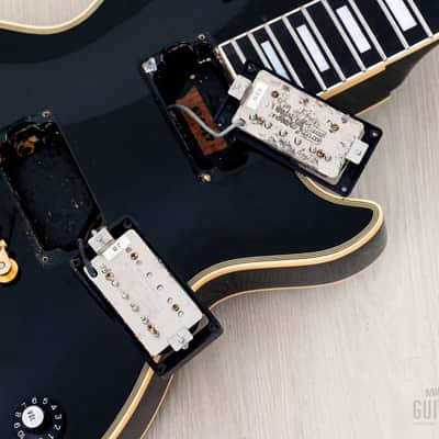 2000s Edwards by ESP E-LP-98LTC Custom Black Beauty, Ebony Nitro Lacquer w/ USA Seymour Duncans, Japan image 16