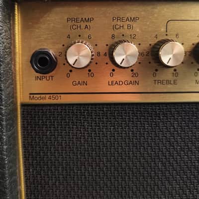 Marshall JCM 900  4501 50-Watt Hi Gain Dual Reverb 1x12 Combo 1990s image 2