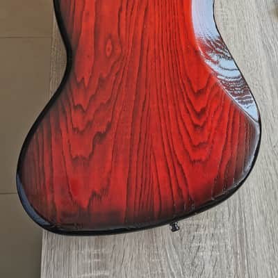 Bzone Jazz Bass MM 2012 - Translucent candy Red imagen 7