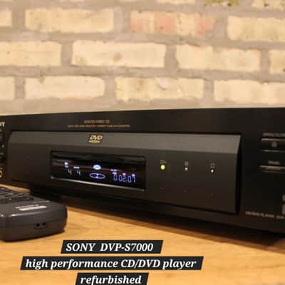 SONY  DVP-S7000 high-performance CD/DVD w/remote $ extra- refurbished image 1
