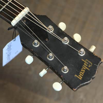 1952 Gibson LG-2 Acoustic Guitar Sunburst + Flight Case image 11