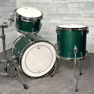 Gretsch Broadkaster 3pc Drum Set 20/12/14 Cadillac Green Sparkle - DCP Exclusive! image 2