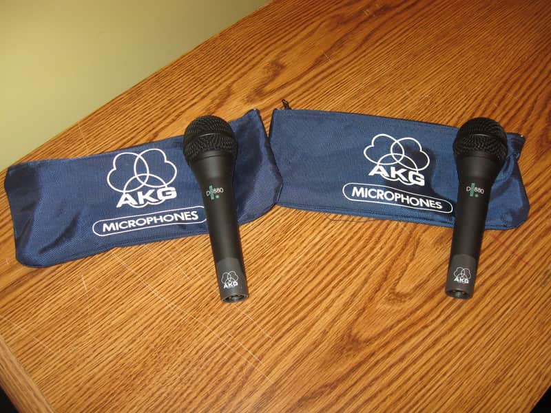 AKG D880 Dynamic Microphone (2 microphones) image 1