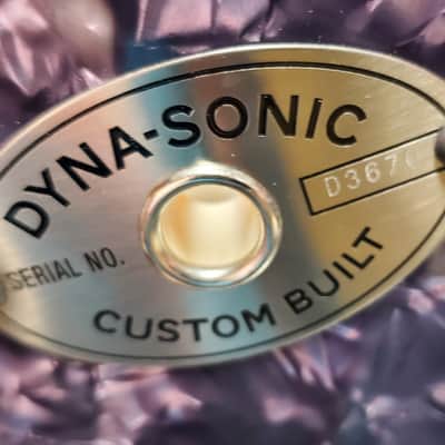 Rogers No.37PDP 6.5"X14" Dyna-Sonic Snare Drum S/N D3670 - Purple Diamond Pearl VIDEO !!! image 12