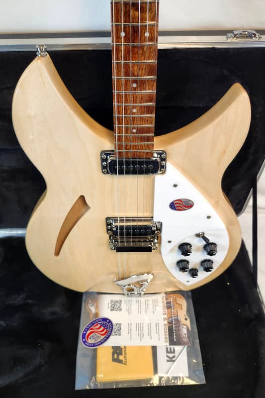 Rickenbacker 330 Maple Glo Semi-Hollow Guitar, w/HSC image 1