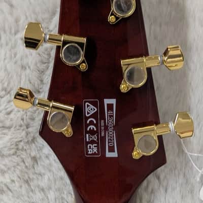 Ibanez Iceman Model IC420GD Solid Body Electric Guitar, Gold Top Finish image 4