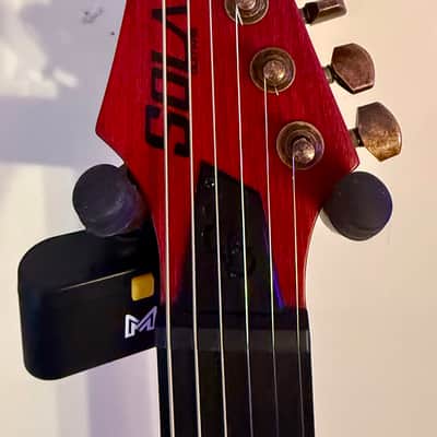Solar V2.6TBR SK – TRANS BLOOD RED MATTE with SD Nazgul / Sentient Pickups & Solar padded bag! image 3