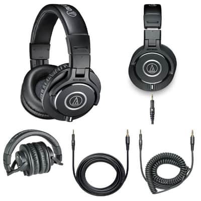 Audio-Technica ATH-M40X Pro DJ Studio Monitoring Headphones with cables image 8