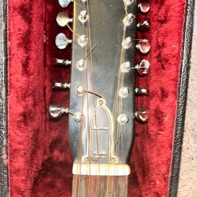 Morris B-28 12-String Acoustic Guitar Made in Japan w/ Hard Case image 4