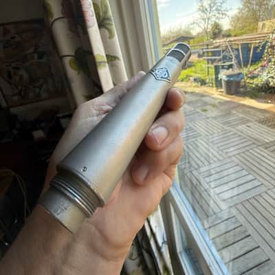 Very early Neumann SM2 stereo tube microphone ( nickel capsules ) image 12