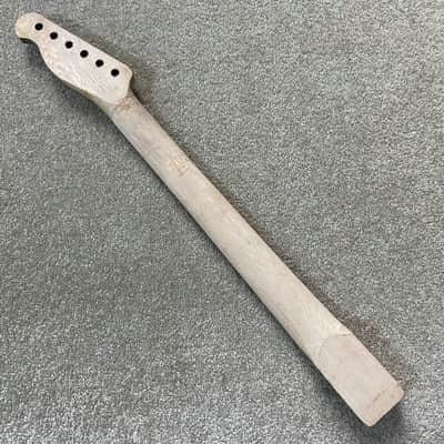 Black Harley Benton Maple Wood Tele Style Guitar Neck, Rosewood 22 Frets Fingerboard image 6