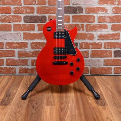 Gibson Les Paul Studio Plain Maple Top Transparent Red 1999 w/OHSC image 4