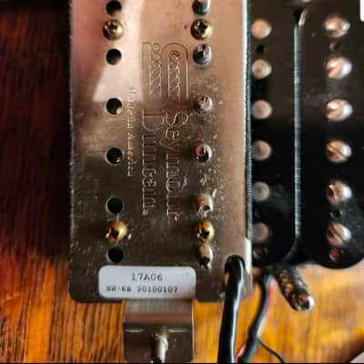 Seymour Duncan SH-6s Duncan Distortion Humbucker Set 2010s - Black image 2