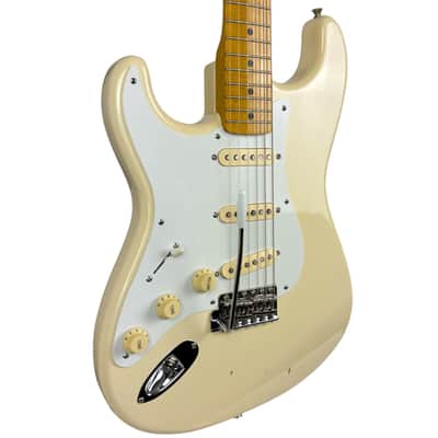 Fender Japan 57 Reissue Stratocaster Lefthand 2012 - Vintage White image 2