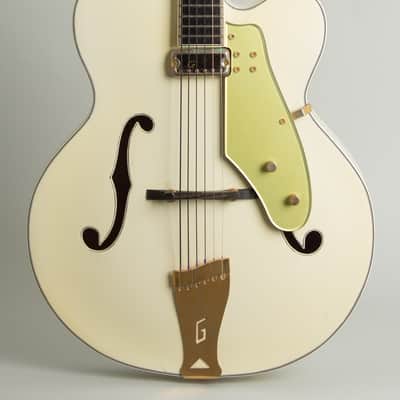 Gretsch Model 6199 Sal Salvador Arch Top Hollow Body Electric Guitar (1961), ser. #43220, black tolex hard shell case. image 3