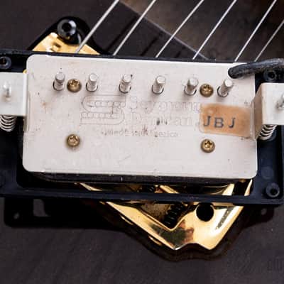 1990s Aria Pro II Custom Shop Gerry McGee Signature The Ventures SSH Superstrat, Trans Black w/ Seymour Duncan, Japan image 16