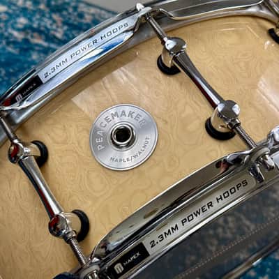 14” x 5.5” MAPLE/WALNUT HYBRID Mapex ARMORY The PEACEMAKER Snare Drum image 10