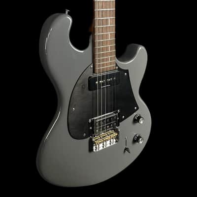 Shergold Masquerader SM01SDGY Electric Guitar, Solid Battleship Grey image 3