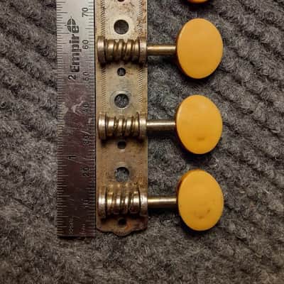 Harmony Silvertone * Unbranded Mandolin A-Style Tuning Machine Strip (Treble Side only) image 8