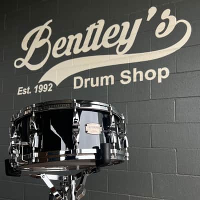 Yamaha AMS1460 Absolute Hybrid Maple 6x14" Snare Drum in Solid Black *IN STOCK* image 1