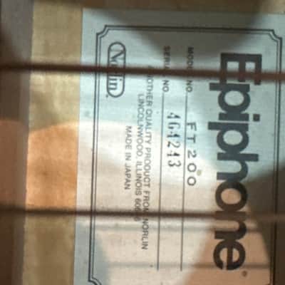Epiphone FT-200 Bicentennial 1976 - Natural image 7