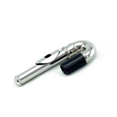 Nickel Plated Cureved C Flute w Case, Stand, Cleaning Rod, Cloth and More image 3