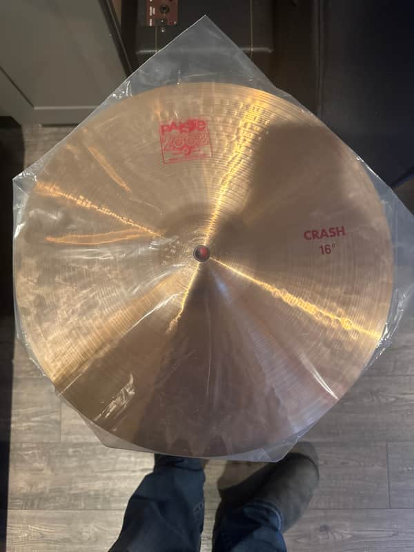 Paiste 16" 2002 Crash Cymbal 1980 - Present - Traditional image 1