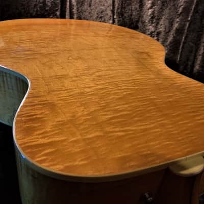 Guild GF30 Westerly Rhode Island built in 1987 Vintage Guild Acoustic Guitar Flame Maple Archback image 3
