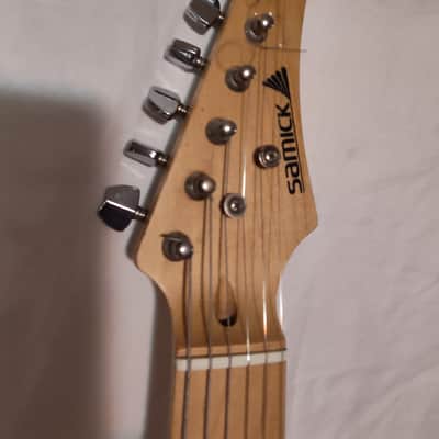 Samick Samickaster 1994 - Red Sparkle + Gig Bag image 12