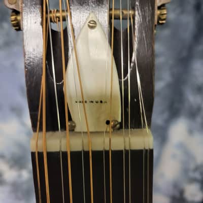Vintage RARE 1970 Sears Roebuck by Harmony Model H1277 12 String Acoustic Guitar NY Neck Reset Pro Setup Original Soft Shell Case image 8