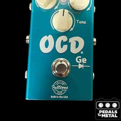 Fulltone Custom Shop OCD-GE Germanium Overdrive 2019 - Tahitian Teal - X17628 image 2
